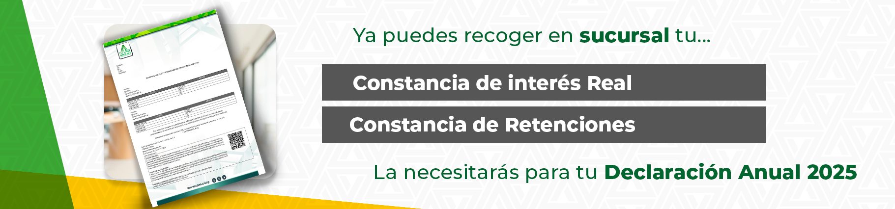 Constancias fiscales