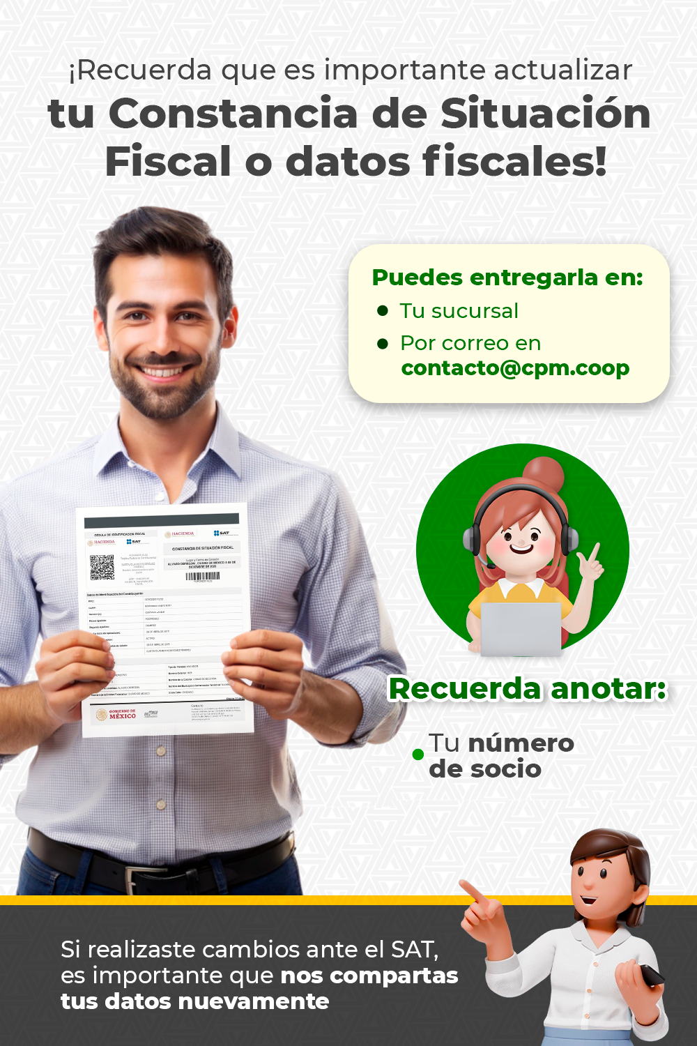 Constancias fiscales