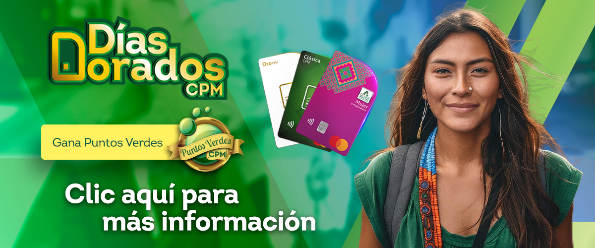 Tarjeta de Crédito CPM Días Dorados