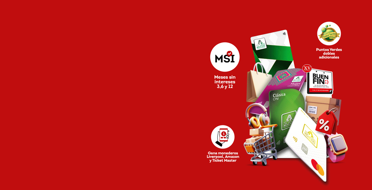 Con tu Tarjeta de Crédito CPM